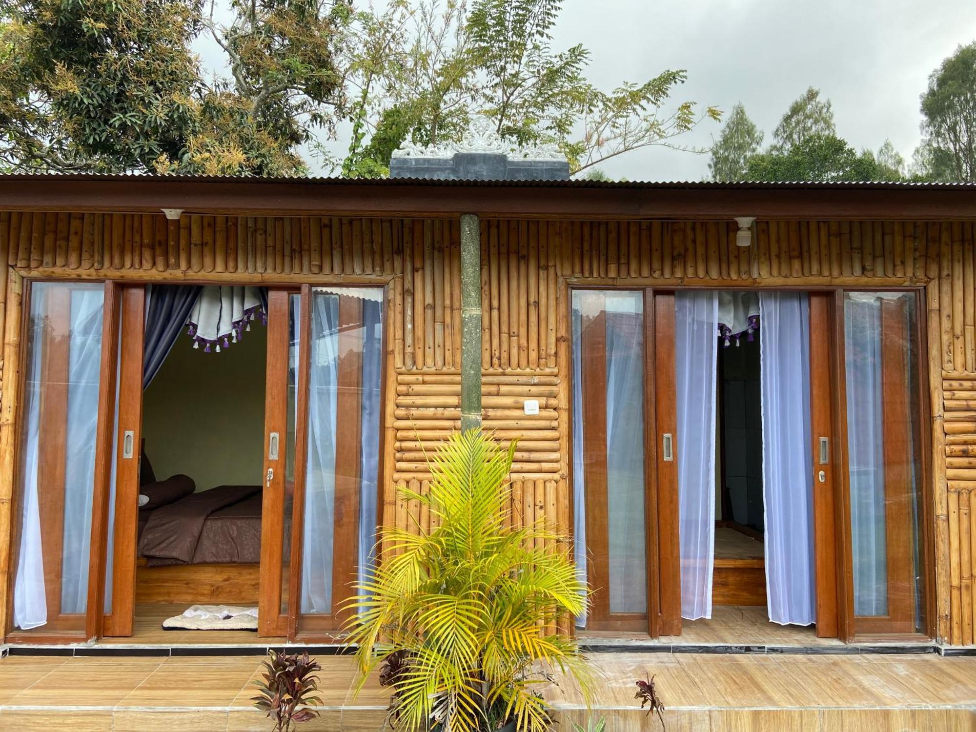 Hotel D'Yoga Bamboo House Kintamani Exterior foto
