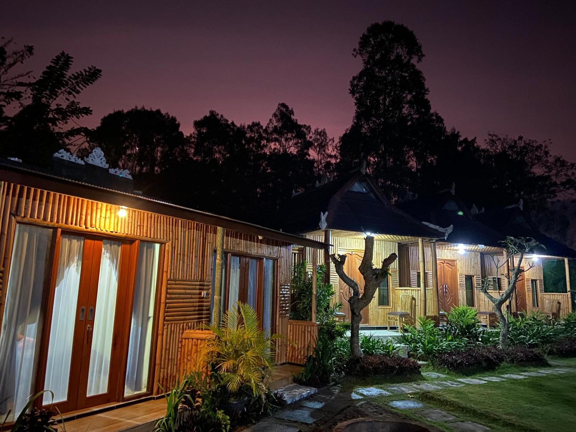 Hotel D'Yoga Bamboo House Kintamani Exterior foto