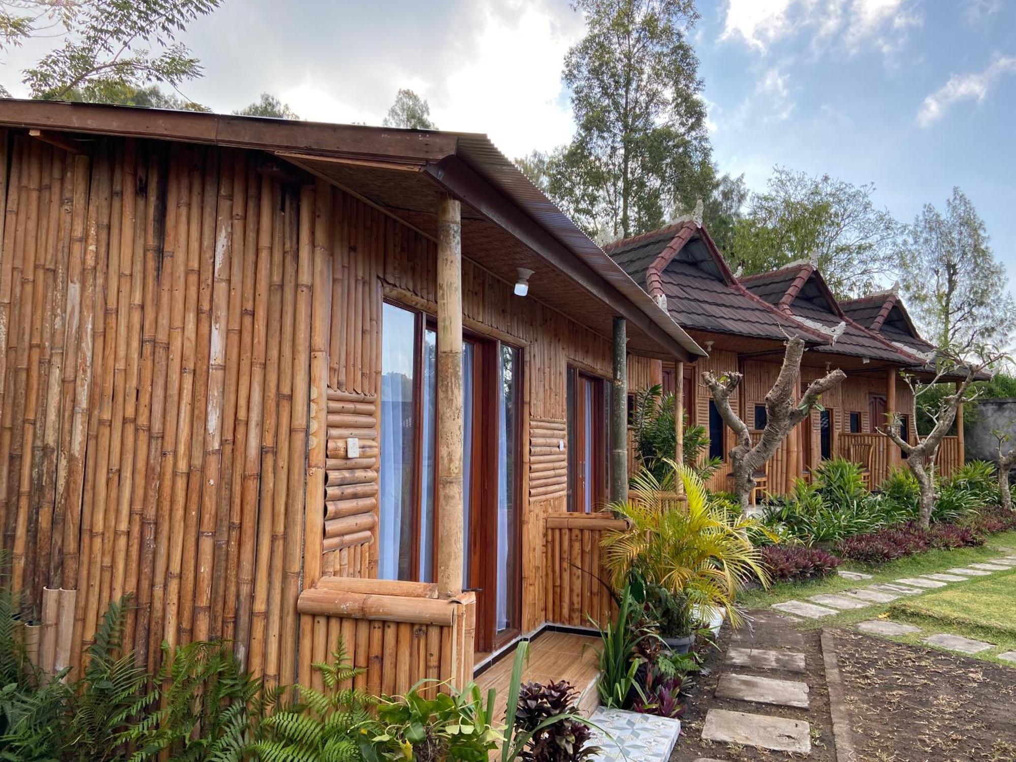 Hotel D'Yoga Bamboo House Kintamani Exterior foto