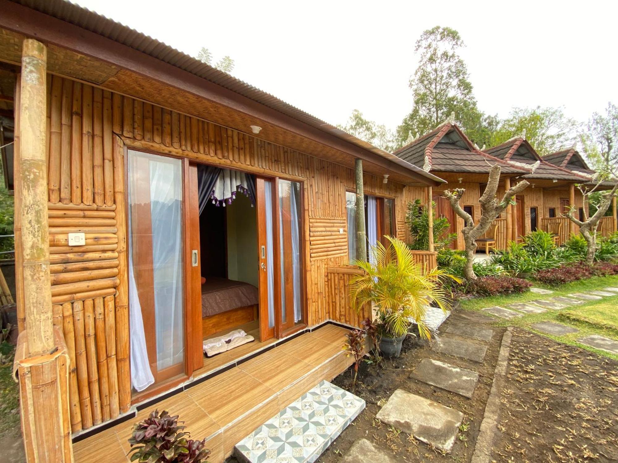 Hotel D'Yoga Bamboo House Kintamani Exterior foto
